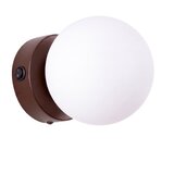 Sollux Lighting Stenska svetilka YOLI 1 rjava s stikalom, (5000352072) | Shoptok.si