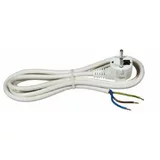 Commel priključni kabel H05VV-F3X2,5 (bijele boje, 2 m)