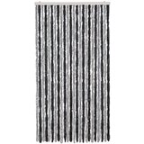  Zastor protiv muha sivo-crni 100 x 230 cm od šenila | shoptok.hr
