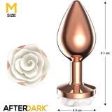 After Dark 2024 Analni Čep After Dark With Rose White-rosegold (m) | Shoptok.si
