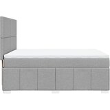  Krevet box spring s madracem svjetlosivi 140x200 cm od tkanine | shoptok.hr