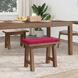  Jastučić za klupu Baršun Vinska crvena Dubina 35 cm | shoptok.hr