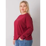 RELEVANCE Sweatshirt-RV-BL-7162.12P-burgundy | Shoptok.si