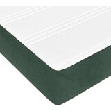 Box spring krevet s madracem tamnozeleni 120x200 cm baršunasti | shoptok.hr