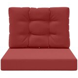  Zunanja blazina za kavč 2 pcs vinsko rdeča Poliester, (5000202292) | Shoptok.si