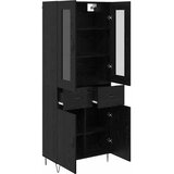  Highboard Crni hrast 69,5 x 34 x 90 cm Konstruirano drvo | shoptok.hr