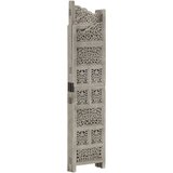 Maison Chic Ročno izrezljan Paravan - Sobne pregrade 4-delni siv 160x165 cm trden mangov les, (22111404) | Shoptok.si