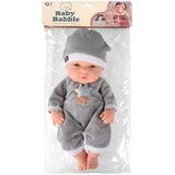 Baby Doll in Gray Pajamas, Hat, Movable Arms and Legs, 30cm | shoptok.hr