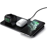 Satechi trio wireless charging pad (apple watch, airpods, iphone) - črn brezžični polnilec, (20673517) | Shoptok.si