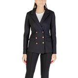 Guess Jakne & Blazerji MAELICE DOUBLE BREAST BLAZER W5YN39 KCMU2 Črna Cene