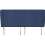  Uzglavlje s ušima plavo 163x23x118/128 cm od tkanine | shoptok.hr