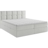 MID.YOU POSTELJA Z VZMETNICO 180 cm x 200 cm , les, tekstil, leseni material bela | Shoptok.si