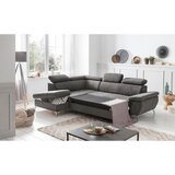Welnova SEDEŽNA GARNITURA, šenilja siva | Shoptok.si