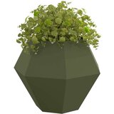 vidaXL Sadilica Maslinasto zelena 100 x 100 x 80 cm Čelik | shoptok.hr