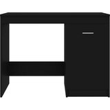  Radni stol crni 100 x 50 x 76 cm od konstruiranog drva | Shoptok.si