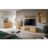 MID.YOU Dnevni Regal Jam, Barva Hrasta, 4-Delni | Shoptok.si