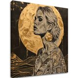  Elegantna slika žene Zlatna aura | shoptok.hr