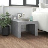 vidaXL Klubska mizica betonsko siva 50x50x35 cm iverna plošča, (20797646) | Shoptok.si
