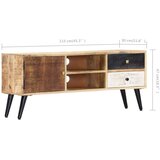 vidaXL TV omarica 115x30x47 cm trden mangov les | Shoptok.si