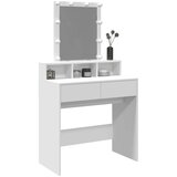  Toaletni stolić s LED svjetlima bijeli 80 x 41 x 144,5 cm | Eponuda.com