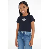 Tommy Hilfiger Otroška kratka majica mornarsko modra barva