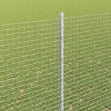  Zatvorena žičana ograda s postovima 25 x 1,5 m Pocinčani čelik | shoptok.hr