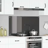 vidaXL Kuhinjski Backsplash Tamna siva Kaljeno staklo 110 x 60 cm Cijene