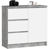 AKORD KOMODA K80 JERRY 1D 3SZ PK BETON / BELA, (21703082) | Shoptok.si