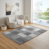 Linea Natura ročno tkana preproga nordic 160/230 cm tkano siva, temno siva | Shoptok.si