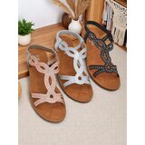 Resti Royal Fashion Women's Ava Shine sandals with decorative straps | Shoptok.si