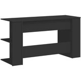 Radni stol crni 140 x 50 x 75 cm od konstruiranog drva | shoptok.hr