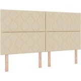  LED Box Spring Krevet s uzglavljem Krema 180 x 200 cm tkanina | shoptok.hr