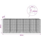  Gabion s žicom debljine 3,5 mm i mrežom 5x5 cm 550x30x200 cm | shoptok.hr