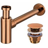 Rea Sifon za umivalnik Klik-Klak Universal Copper | Shoptok.si