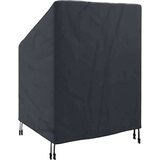 vidaXL Pokrov za vrtn stol Črna 75 x 78 x 65 / 100 cm 420D tkanina | Shoptok.si