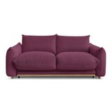 Bobochic Paris Bordo rdeča raztegljiva sedežna garnitura 214 cm Ernest – Cene