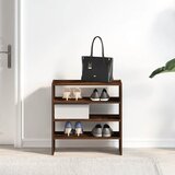  Stalci za cipele 2 kom dimljeni hrast koji se mogu složiti | shoptok.hr