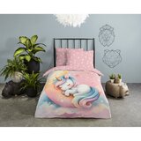 Good Morning Ružičasta pamučna dječja posteljina za krevet za jednu osobu 140x200 cm Molly – | shoptok.hr