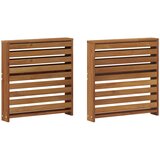  Nasloni za ruke 2 pcs Smeđa 58.5 x 10 x 61 cm Konstruirano drvo | Eponuda.com