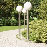  Stupić za zidne lampe 3 kom 120 cm od nehrđajućeg čelika IP44 | shoptok.hr