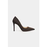 NİŞANTAŞI SHOES Vanessa Women's Brown Suede Pointed Toe Stilettos