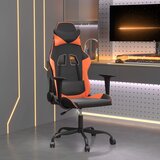 The Living Store Gaming stol črno in oranžno umetno usnje - Gaming Stol, (21625058) Cene