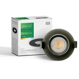 Greentech led spot 9w 3000k-4000-6500k 800lm 3cct crna ( DWX-9BK ) Cene