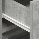  Kreveta Betonski sivi 120 x 36 x 69 cm Konstruirano drvo | shoptok.hr