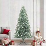 vidaXL Umjetno božično drevo s snežno obloženimi vejicami in LED lučko | Shoptok.si