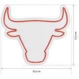 WALLXPERT dekorativna plastična led rasveta bull red | ePonuda.com
