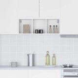 vidaXL Viseča omarica Riga Bela 30 x 29,5 x 80 cm Konstruiran les | Shoptok.si