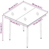  3-dijelni vrtni blagovaonski set s jastucima crni | shoptok.hr