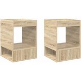  Stranska miza 2 pcs Sonoma hrast 40 x 40 x 56 cm, (5000201784) | Shoptok.si