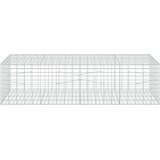  Gabion s žicom debljine 3,5 mm i mrežom 5x10 cm 200x100x50 cm | shoptok.hr